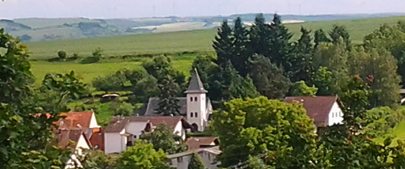 Blick aus Richtung Staudernheim